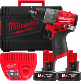 MILWAUKEE Акк. шуруповерт, крут. мом. 45 Нм, M12 FDD2-602X | 4933479875