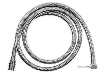 FALA Шланг для душа розтяжний Ø= 14 мм, з нержав. сталевою хромованою гофрою, G 1/2, l=1,5-2 м  | 75