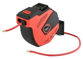 YATO Шланг пневматичний ПВХ на котушці YATO з швидкоз'єдн. наконеч-ми 1/4", Ø=12.5 мм, тиск- 20Bar, 