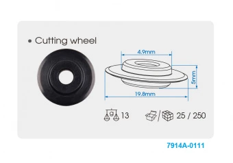 KING TONY Запасные лезвия для трубореза 7915A | 7914A-0111