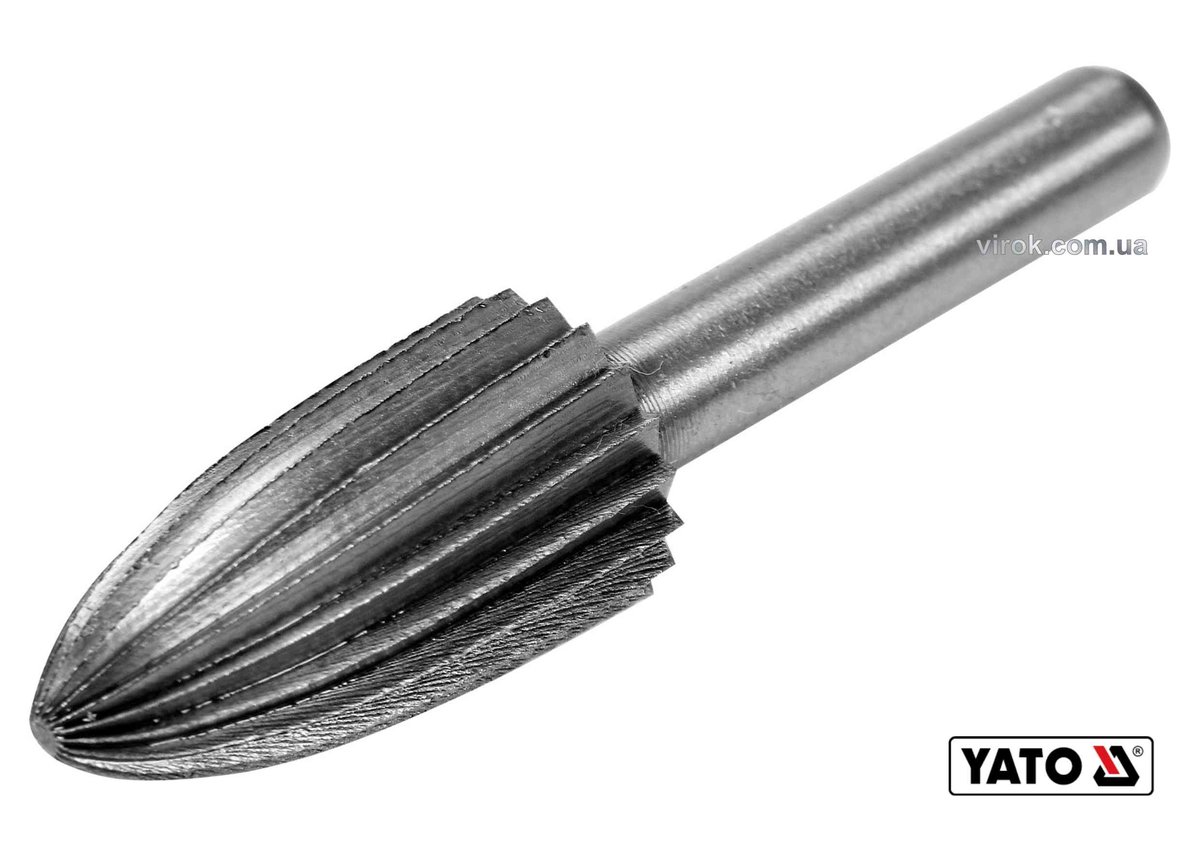 YATO Фреза конусна по металу YATO : Ø13 x 25/55 мм, HSS 4241, хвостовик- Ø6 мм  | YT-61716