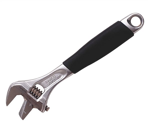 BAHCO 9071P Ключ разводной универсальный для гаек и труб со шкалой; захват 28 мм; длина 208 мм
