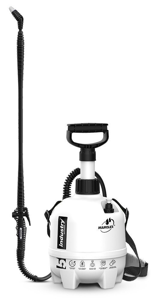 MAROLEX Оприскувач ранцевий Industry Acid line 5: 5L, 0,4MPa,FPM. штанга 65-111см, шланг 170см  | S1