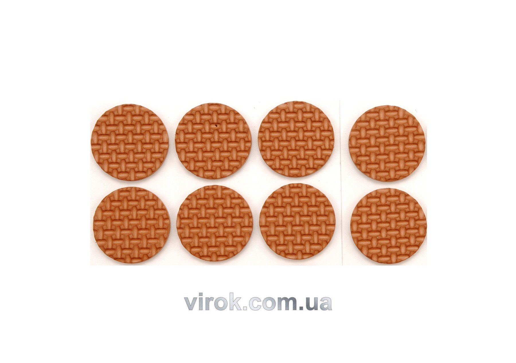 VOREL Наб. самокл. протекторов 38мм/8шт-корич. 74883