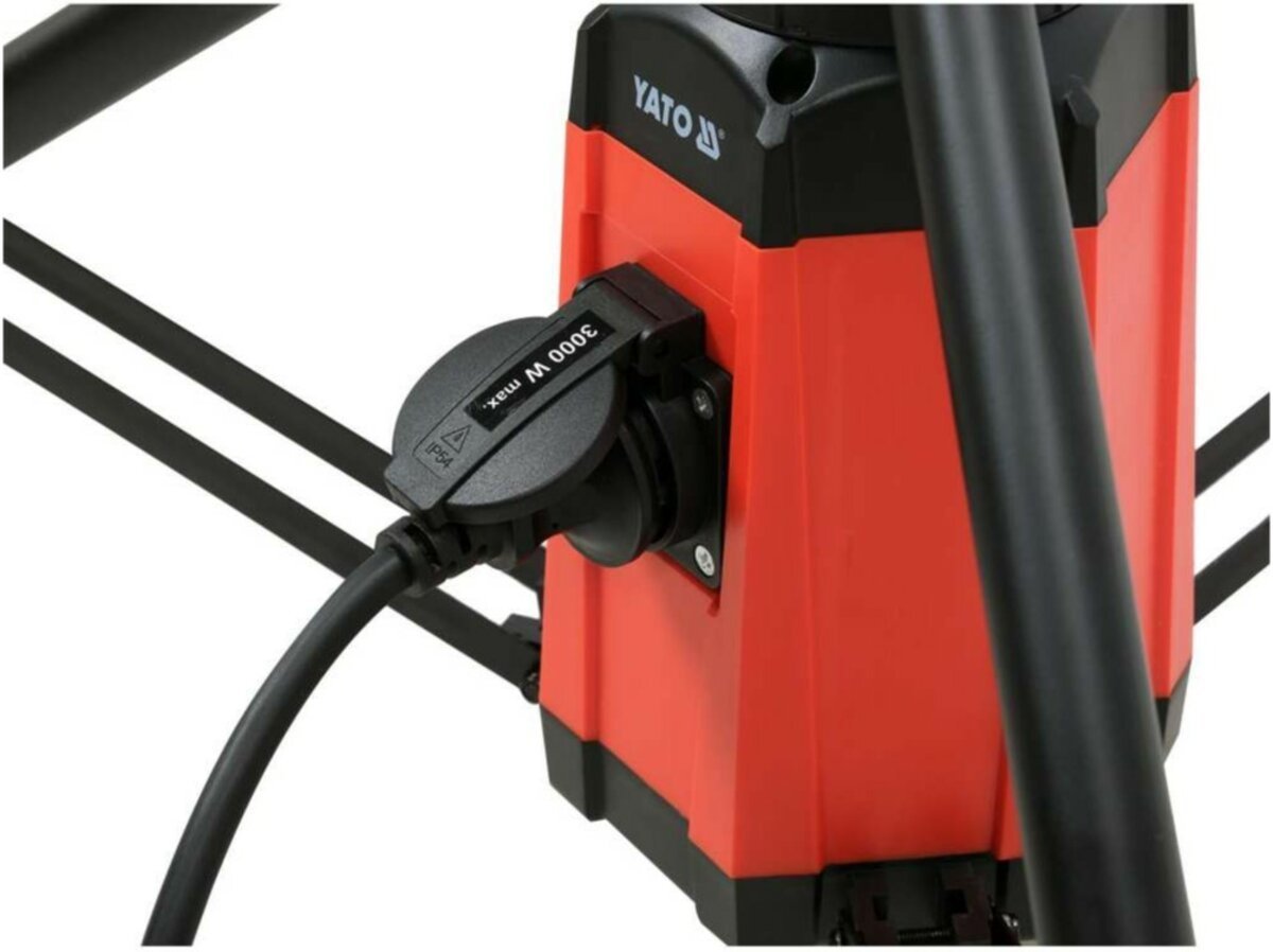 YATO Світильник з розклад штативом YATO від електромережі 230В, 50 Вт, 3800 Lm, 360° 77х74х107 см ка