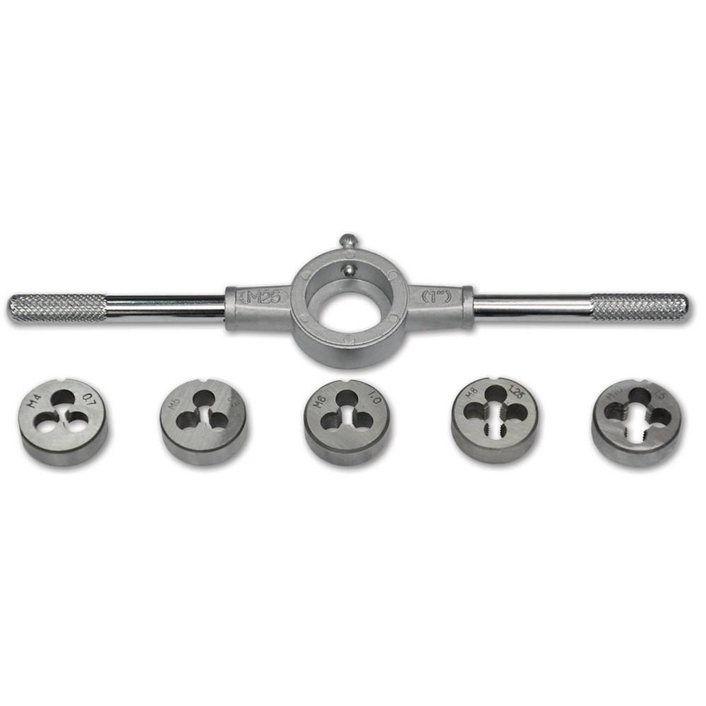 Набір плашок (М4-М10), 6шт Spitce | 49-625