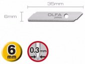 Лезвие OLFA TSB-1 35х6х0,3мм 5шт. для специального ножа TS-1