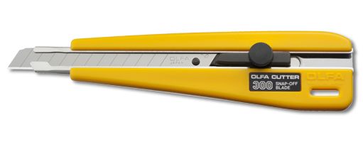 Нож OLFA  OL-300 для картона с выдвижным лезвием