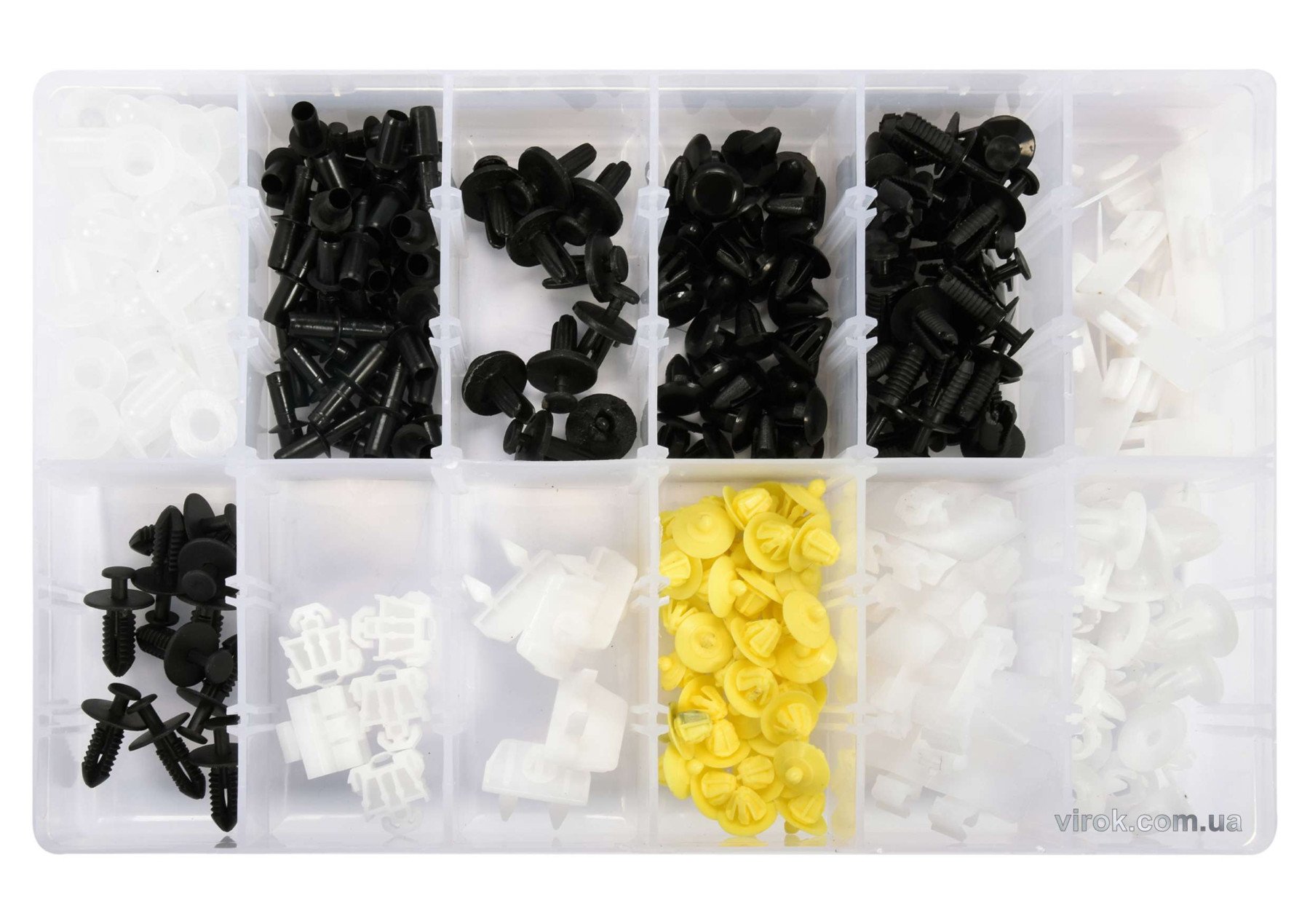 YATO Шпинки для автосалоної обшивки MERCEDES YATO, різні, 12 типорозмірів, 270 шт.  | YT-06662