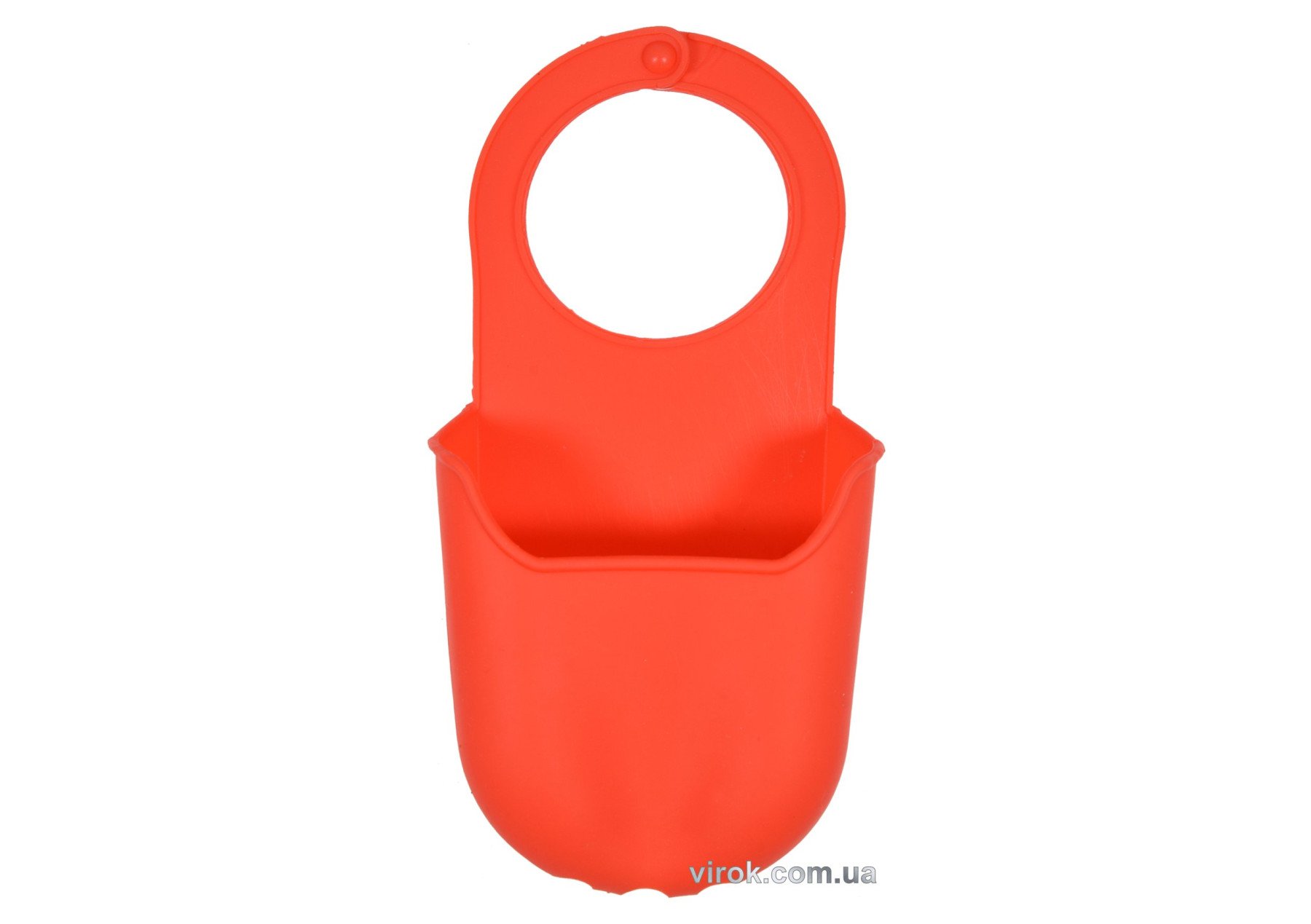 FALA Органайзер силіконовий, червоний, підвісний для губки, 200х 100 мм  | 74787