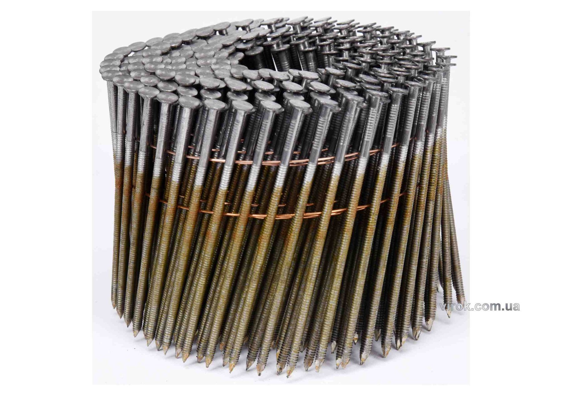 VOREL Цвяхи барабанні до пневматичного пістолета : L=90 мм, Ø=2.8 мм, 3000 шт. (YT-09214)  | 71997