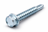 Саморез со сверлом 5,5х 19 с шестигранной головкой