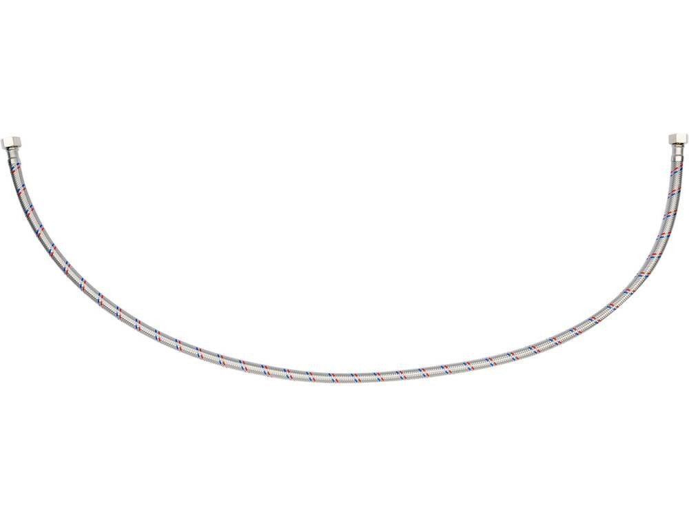 Шланг водопровідний з опліткою з нерж сталі FALA l= 1000мм, Ø= 8/12, з'єднання F-3/8" х F-3/8" 1 МПа