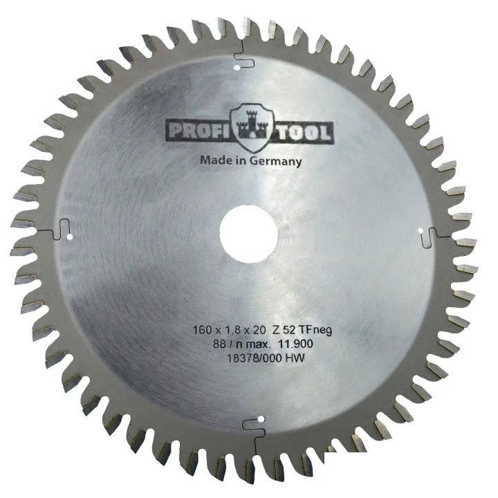 Диск пильный PROFITOOL - HW 160х1,8х1,2х20 мм TF52 (2116020)