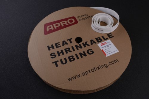 Термоусаживаемая трубка 10мм белая 100м APRO