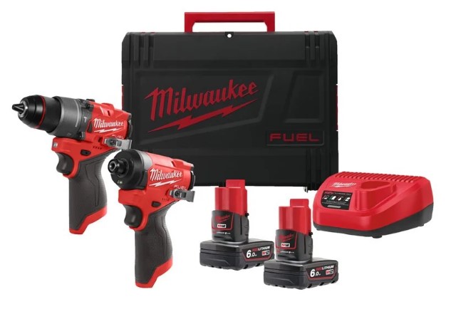 MILWAUKEE Набор инструментов с бесщёточным двигателем M12 FPP2A2-602X | 4933480588