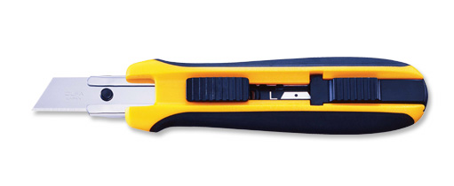 Нож OLFA UTC-1 с выдвижным трапецевидным лезвием, автофиксатор, 17,5мм