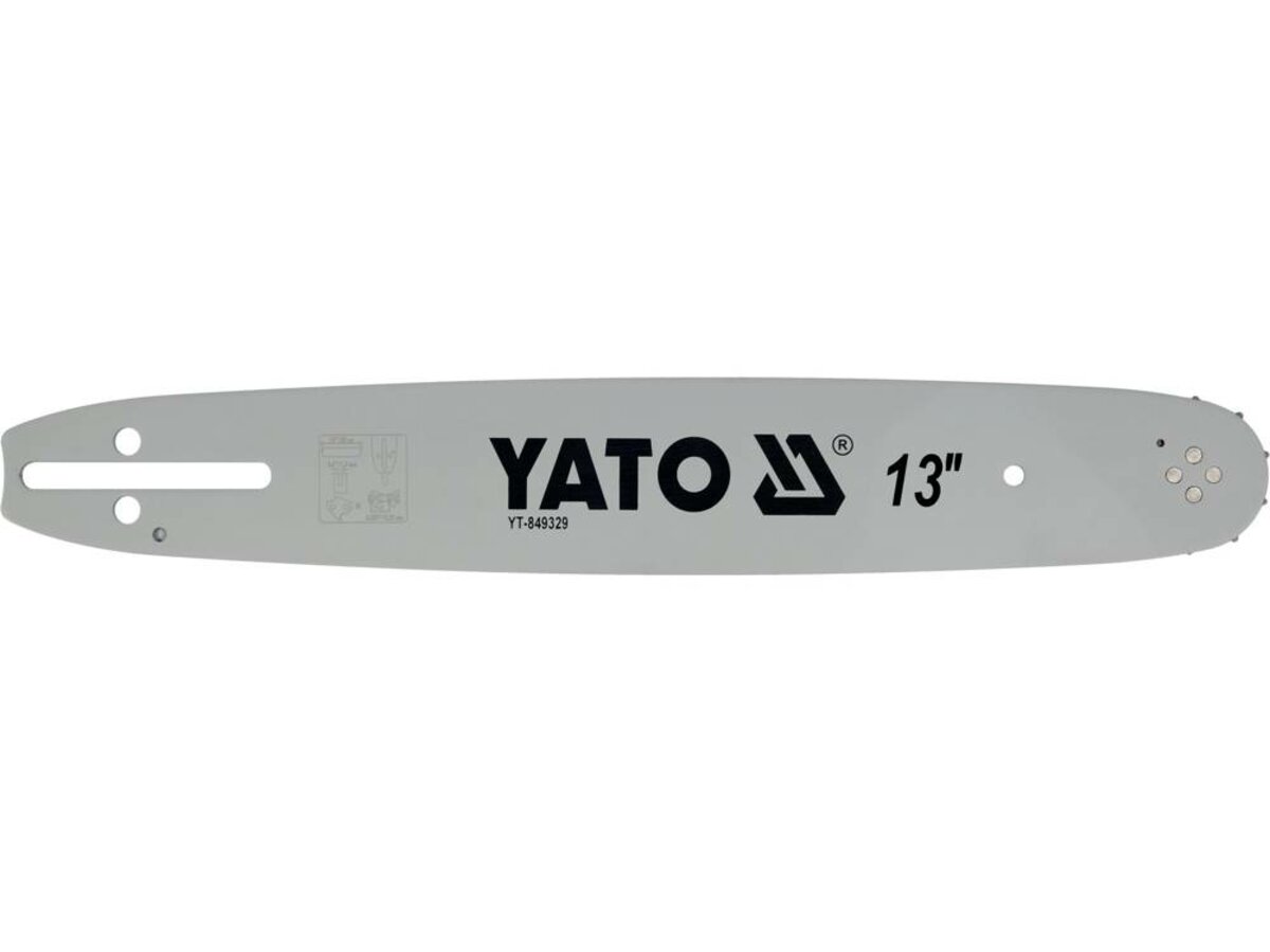 YATO Шина напрямна ланцюгової пили YATO l= 13"/ 33 см (56 ланок) для ланцюгів YT-849449  | YT-849329
