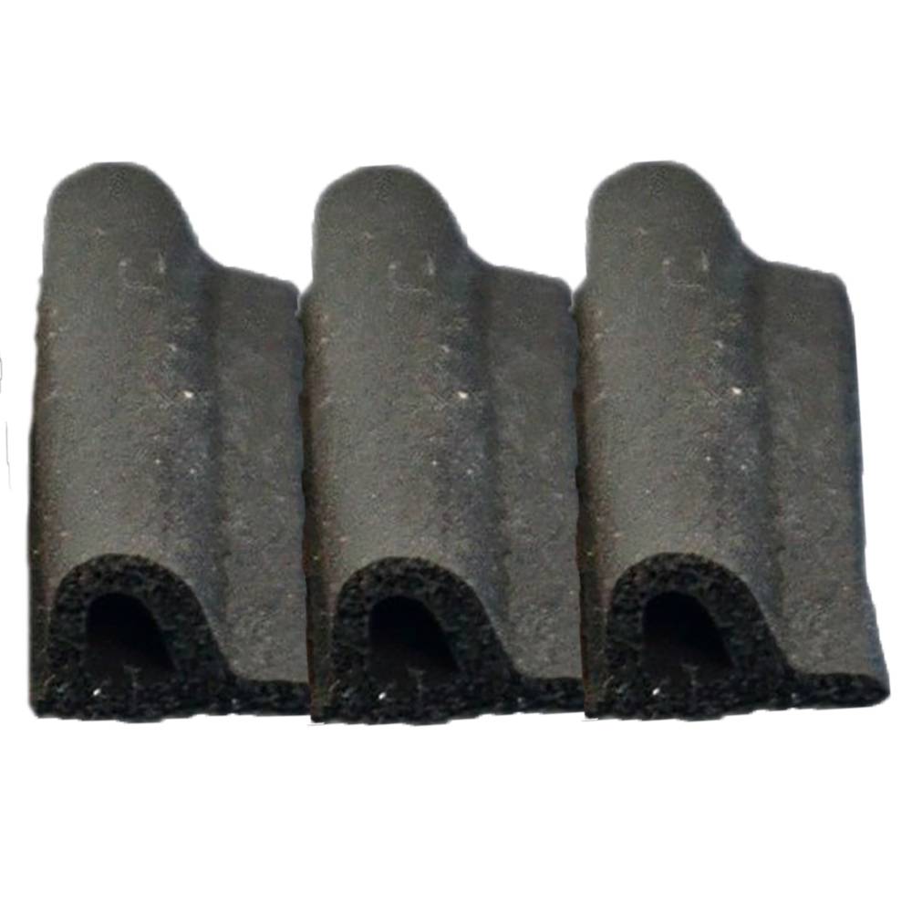 Ущільнювач самоклеючий P, чорний, 5,5х9мм, 100м Technics | 10-779