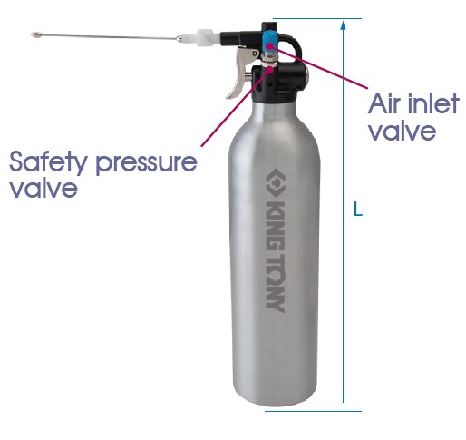 KING TONY Многоразовый распылитель 600мл | 9TBA600
