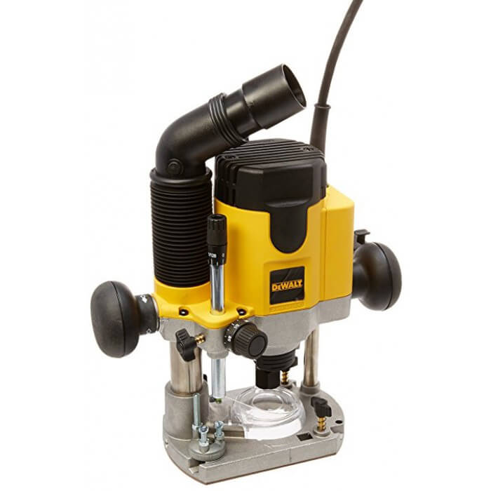 Фрезер DeWalt 1100 Вт, цанга 6-8 мм, 8000-24000 об/хв, електроніка, пар.упор.