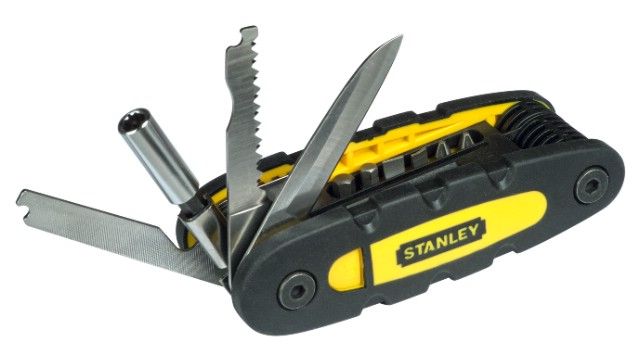 STANLEY STHT0-70695 Универсальный инструмент "14 в 1" (нож, пилка, напильник, держатель бит, биты, г