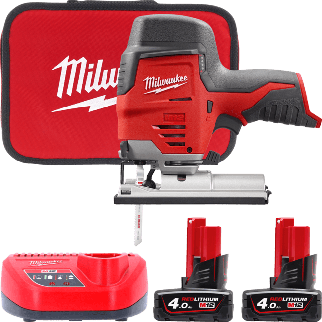 MILWAUKEE Пила лобзиковая аккумуляторная M12 JS-402B (Li-Ion4Ач) | 4933441700