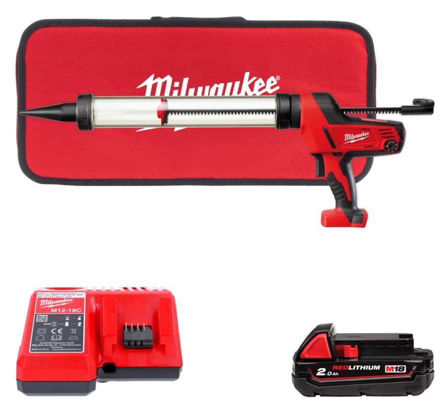 MILWAUKEE Пистолет для герметика C18 PCG/600T-201B 600 мл 4933441808 | 4933441808