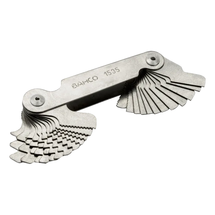 Набор метрических резьбомеров BAHCO 0,25-6,0 мм, 24 шт (1535)