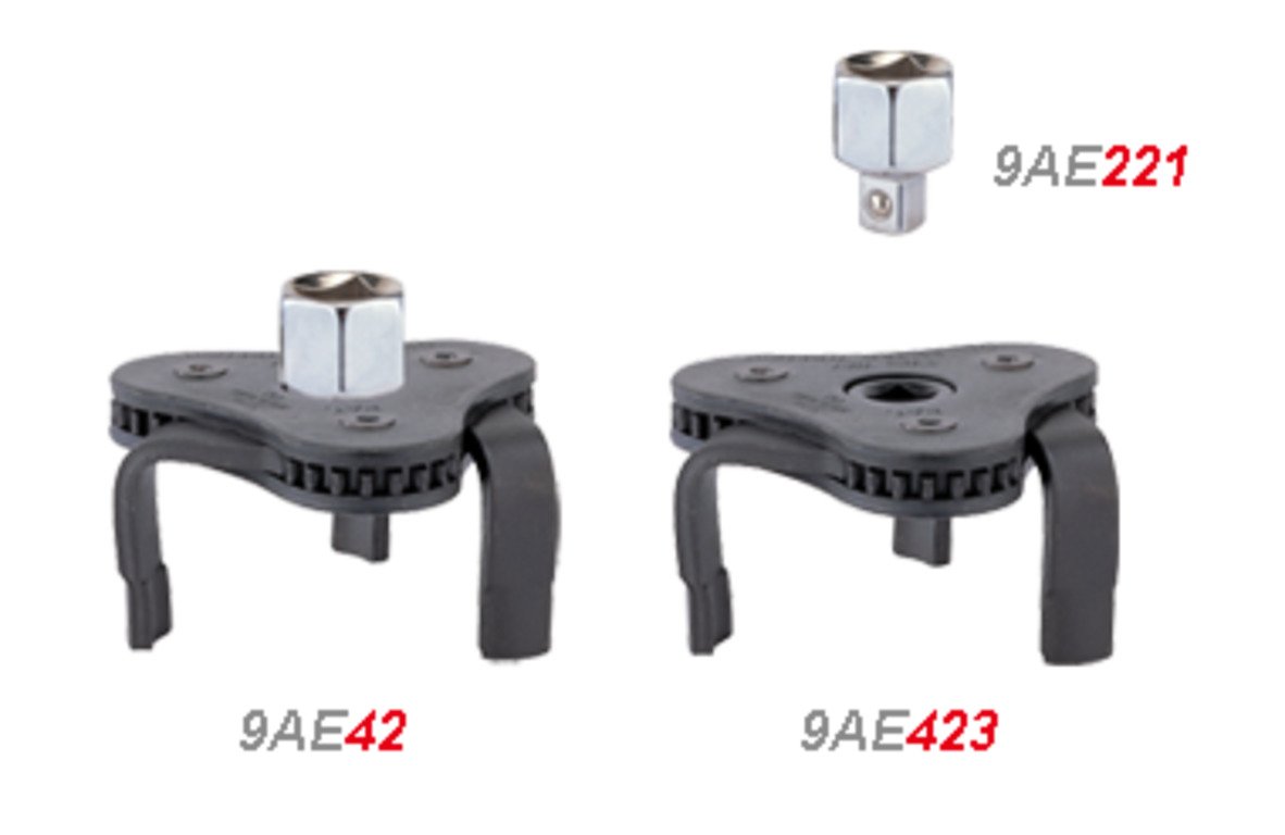 KING TONY Съёмник масляного фильтра (краб) 63-102мм с плоск (блистер) | 9AE42