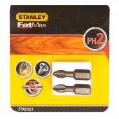 STANLEY Fat Max STA62021 Отверточные биты BIT SCDR TORSION PH 2 X 25mm x2