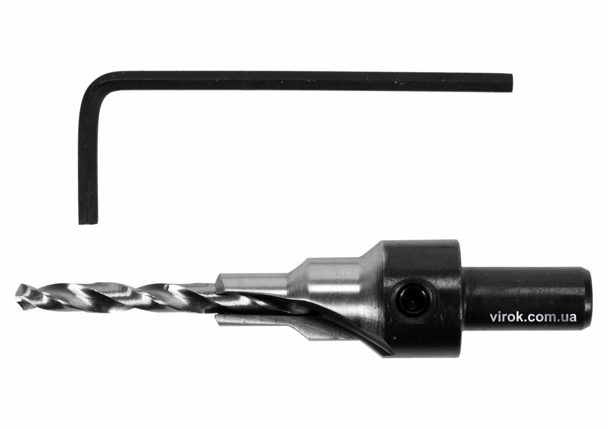 YATO Свердло конфірматне по дереву YATO Ø= 4/6 мм, хвостовик Ø= 8 мм, з 6-гран. ключем  | YT-33021