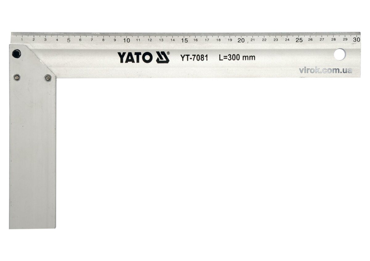 YATO Кутник столярний алюмінієвий YATO : l= 300 мм  | YT-7081