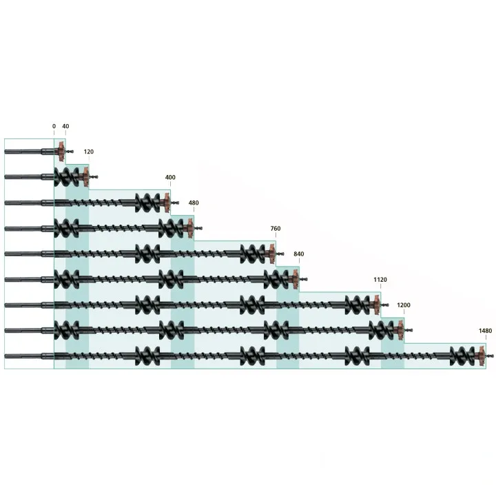 Хвостовик HELLER SDS-max 975 мм для пустотелых бурильных коронок и наборных проломных буров (29791)