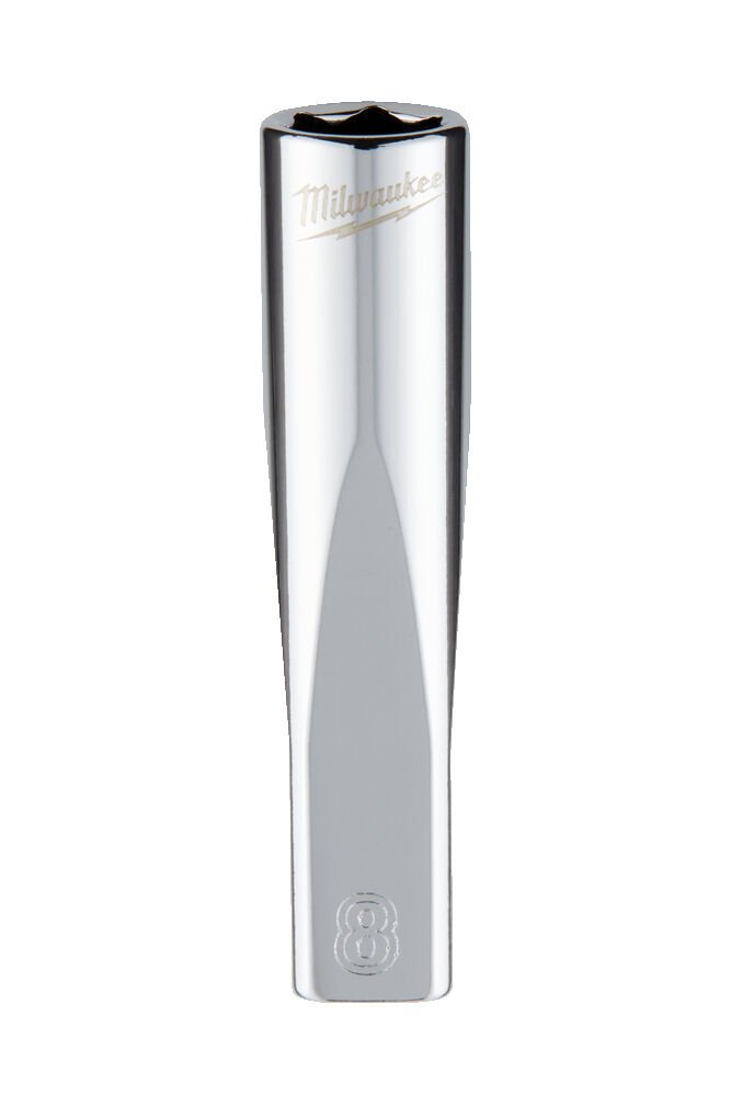 MILWAUKEE Головка хромована метрична подовжена 1/4'', 8мм | 4932478328