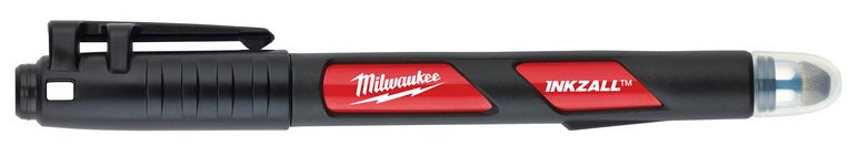 MILWAUKEE Маркер для будмайданчика InkZAll , тонкий, чорний,з стілусом | 48223101