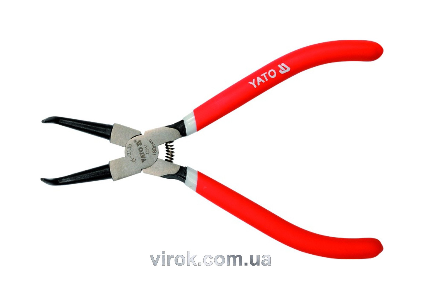 YATO Знімач стопорних кілець YATO загн. (зжим) l=180мм  | YT-2139