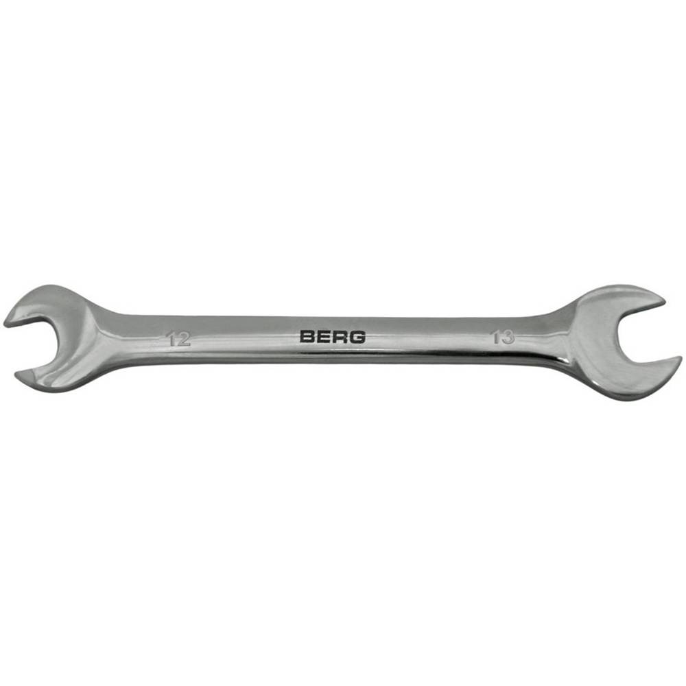 Ключ ріжковий двосторонній Cr-V 12х13мм Berg | 48-105