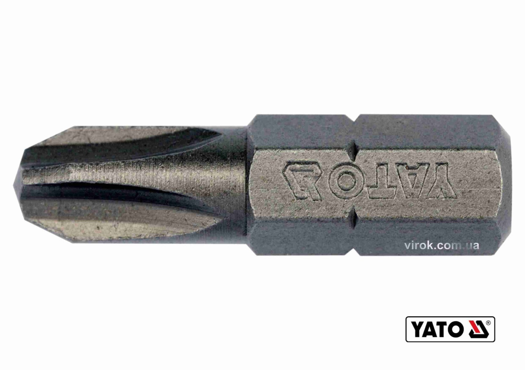 YATO Насадка викруткова YATO : "Philips" PH3 х 25 мм. HEX 1/4". 10 (Уп/Шт.)  | YT-78133