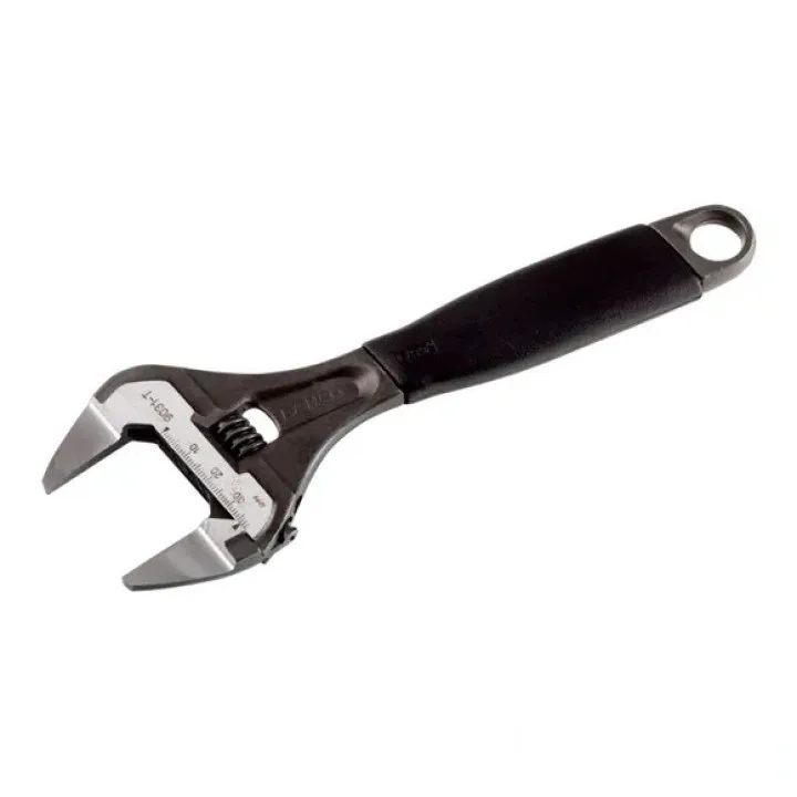 Ключ BAHCO разводной со шкалой, 38 мм, с тонкими губками, угол 15 град., ERGO (9031-T)