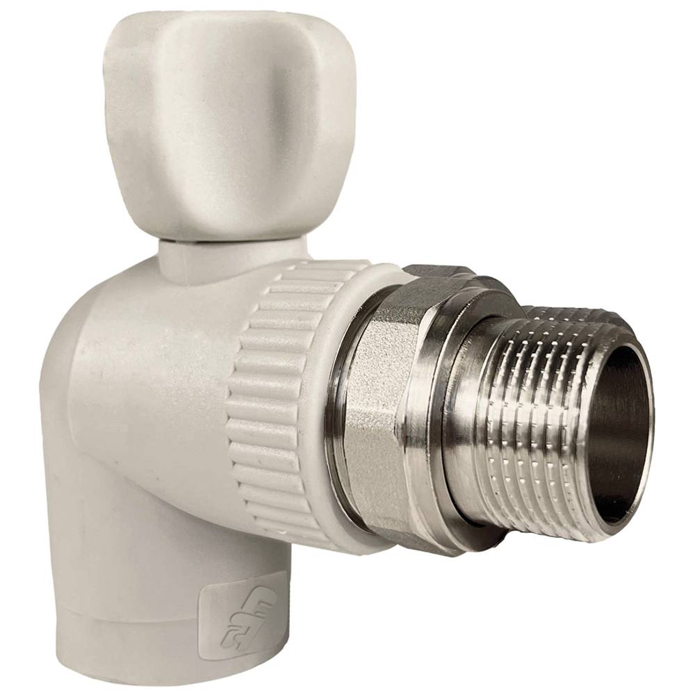 Кран кутовий радіаторний PP-RCT 25х3/4 Fonte | 78-851