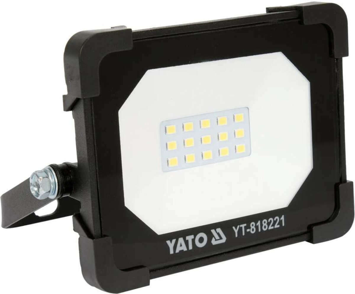 YATO Прожектор з SMD-діодним випромінювачем YATO: 10 Вт, 230 В, 950 Лм, 15 діодів, 115x 98x 32 мм  |