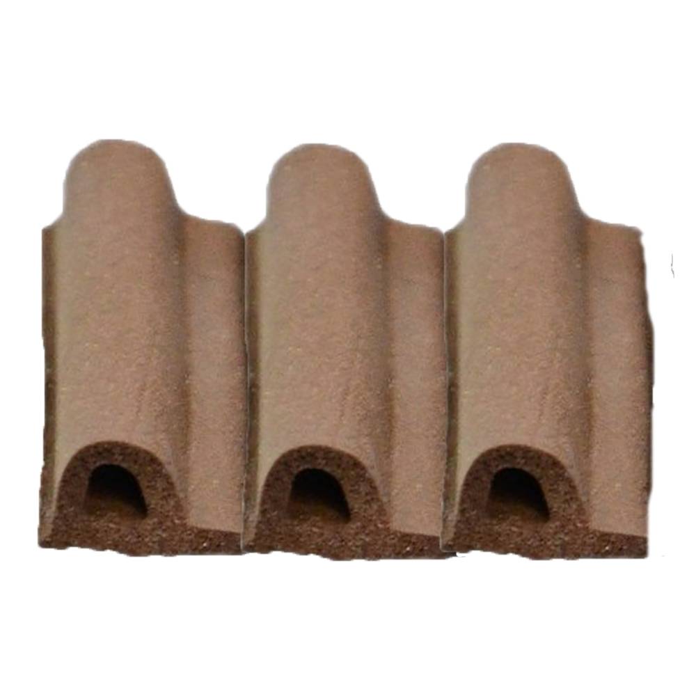 Ущільнювач самоклеючий P, коричневий, 5,5х9мм, 100м Technics | 10-778