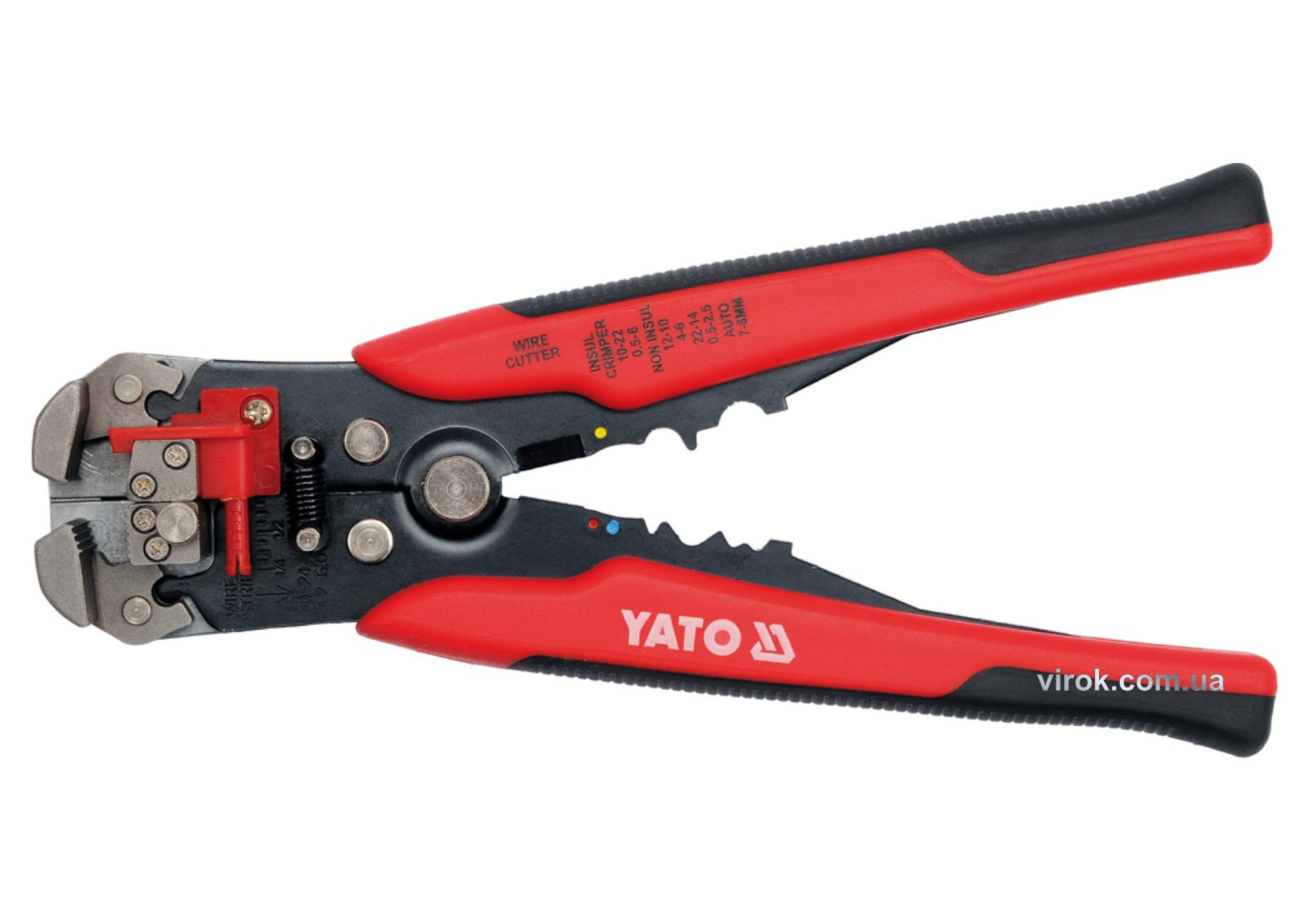 YATO Кліщі для обтискання і зачистки проводів YATO, L=205 мм  | YT-2270