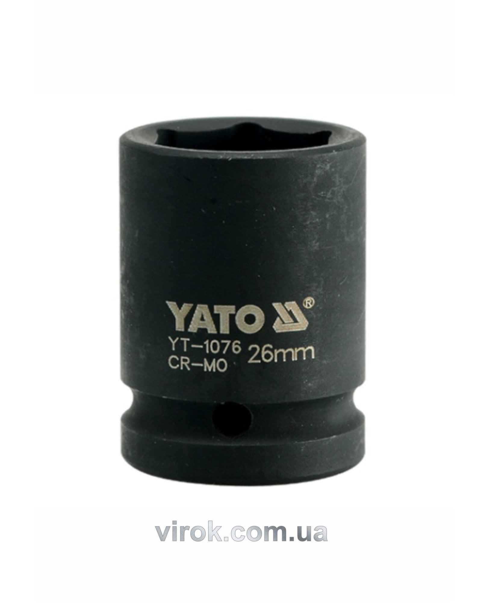 YATO Головка торцева ударна 6-гранна YATO : квадрат 3/4", М= 26 мм, L= 50 мм  | YT-1076