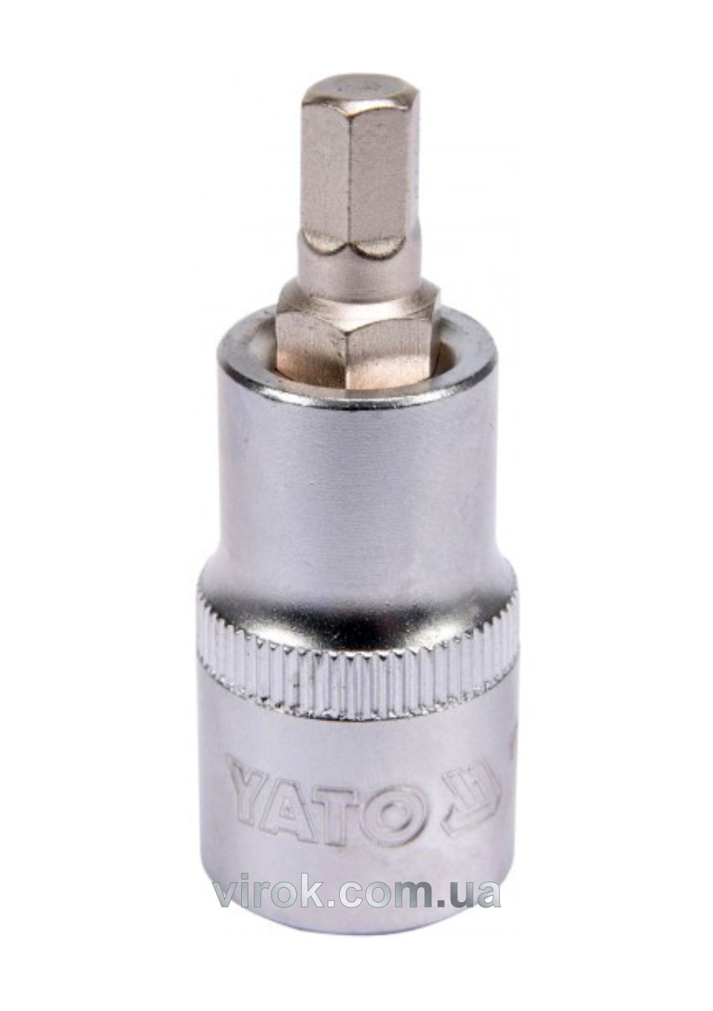 YATO Головка торцева з насадкою HEX YATO : квадрат 1/2". HEX M7, L= 55 мм  | YT-04383