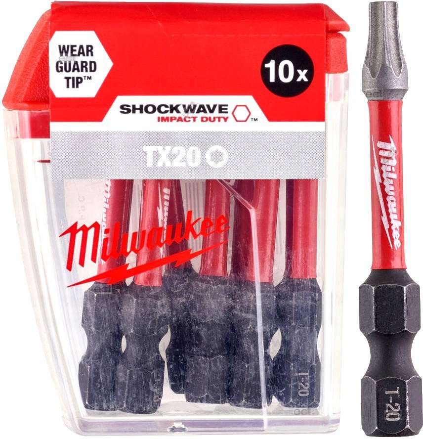 MILWAUKEE Біта SHOCKWAVE , TX20, 50мм, (10шт) | 4932430877