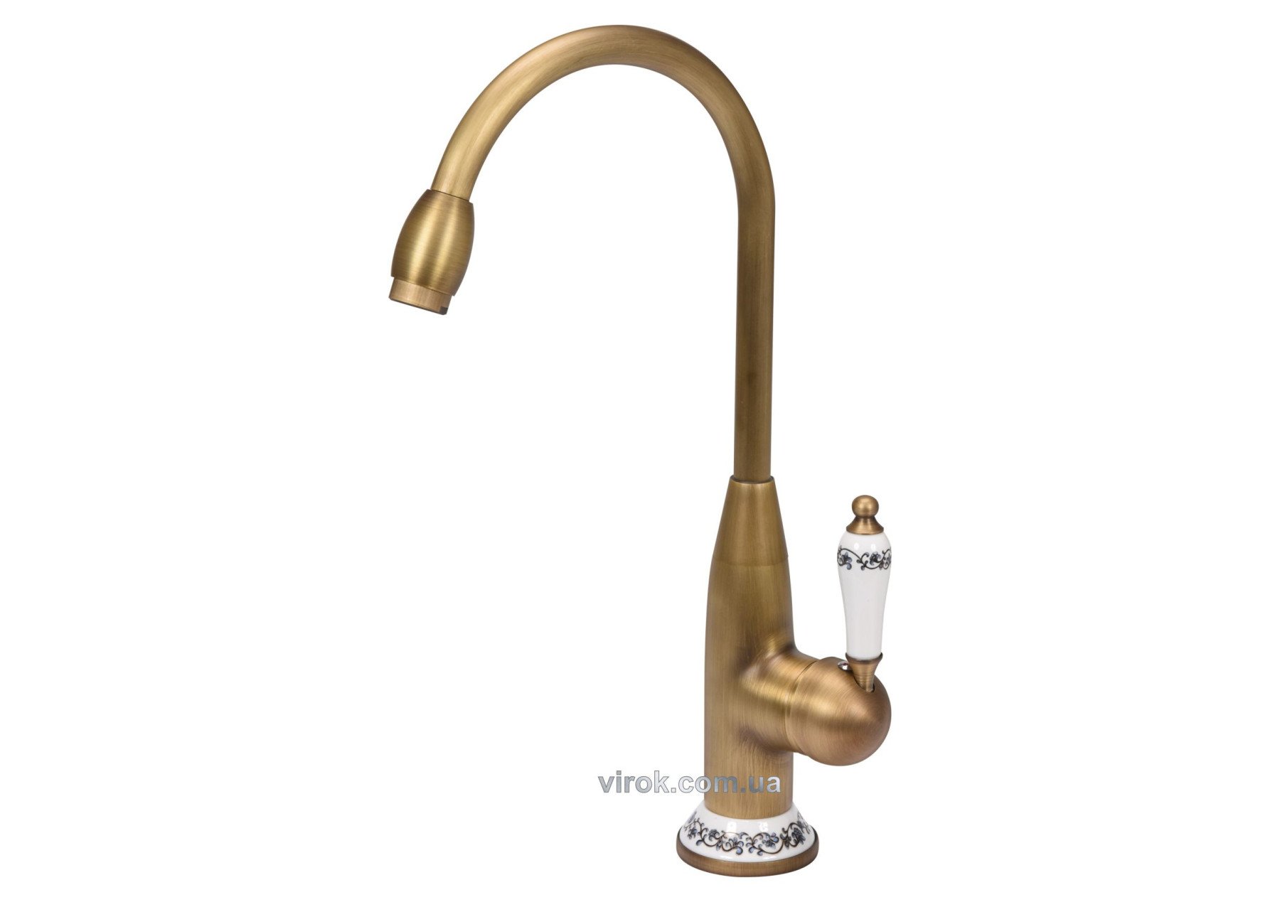 FALA Змішувач води для кухонної раковини "RETRO BRONZE 2" з кульовим регулятором  | 75831
