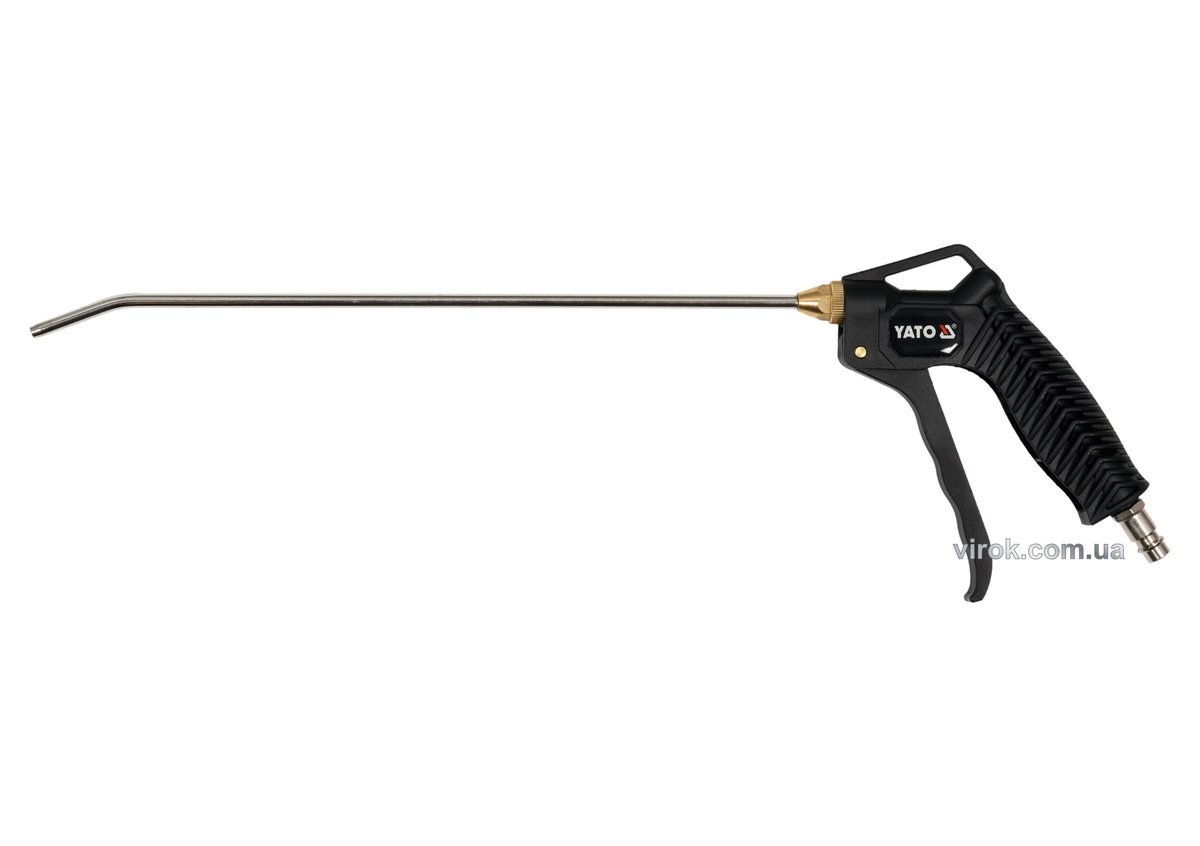 YATO Пістолет пневматичний продувальний YATO з соплом l= 320 мм, Ø=1/4", для тиску- 0.8 MPa  | YT-23