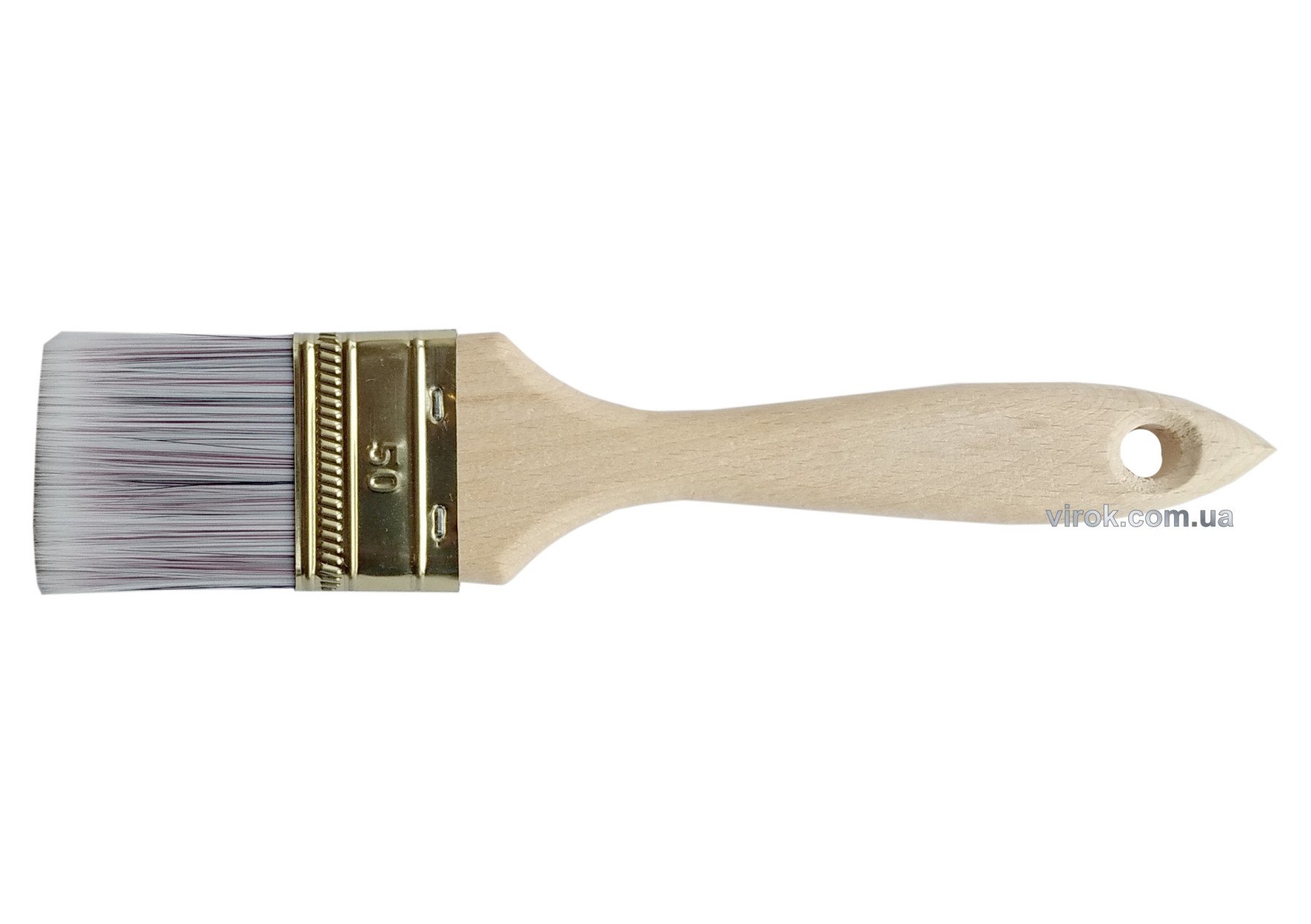 VIROK Пензель малярний плоский воскований, b= 50 мм SUPER PROFI , три види щетини | 19V550